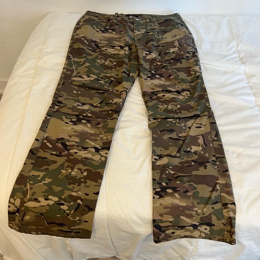 Fashion Nova Men’s Straight Baggy Camouflage Pants